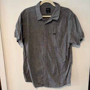 RVCA Men's Slim Fit Button Shirt